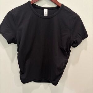 Lululemon All It Takes Ribbed Nulu T-Shirt - Black, 10